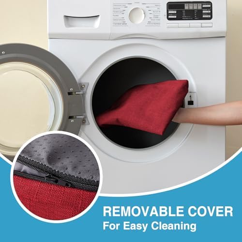 IASEAHK Chair Cushions for Dining Chairs Set of 4, Non Slip Kitchen Chair Pads - Image 5