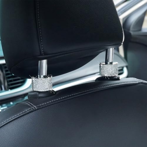4PCS Bling Car Headrest Collars, Crystal Rhinestone Automotive Head Rest Collars - Image 5