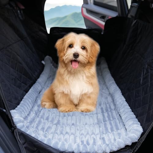2-in-1 Dog Car Seat Cover & Dog Car Pet Bed Mat by Gdmhy