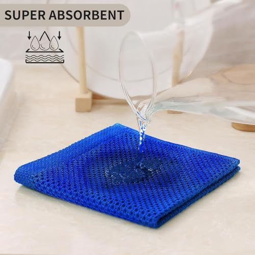 Kitinjoy 100% Cotton Waffle 6-Pack Kitchen Towels - Image 3