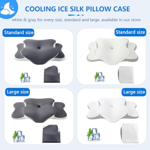 Cervical Neck Pillow for Neck Pain Relief & Side Sleeper | Ergonomic Pillow for - Image 6