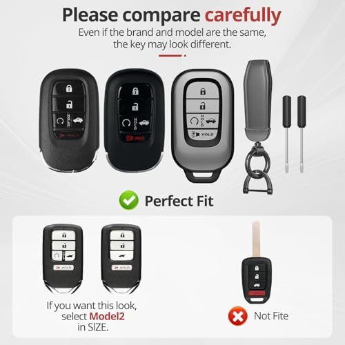 for Honda Key Fob Cover Accessories- Matte TPU Key Fob Cover - Image 2