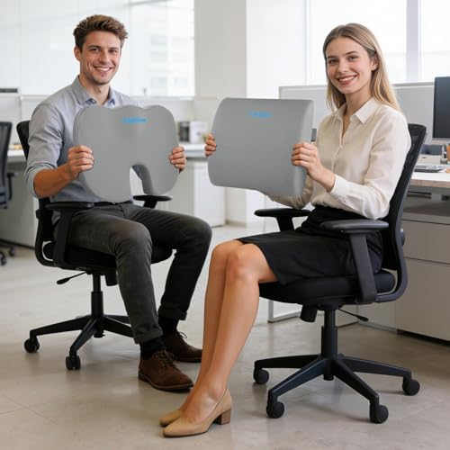 CushZone Seat Cushion and Lumbar Support Pillow - Image 7