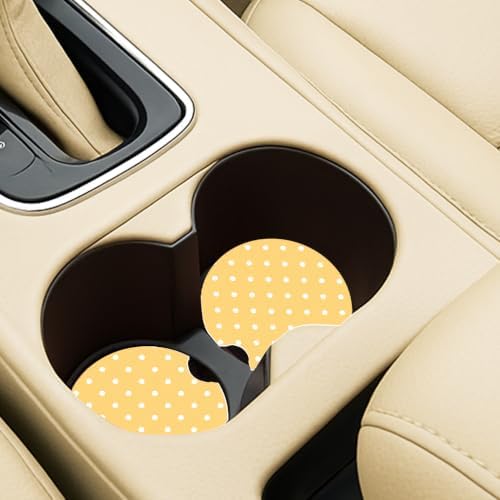 Ceramic Car Coasters – Absorbent Car Cup Holder Coaster Set - Image 3