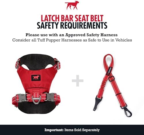 Tuff Pupper Dog Car Safety Belt | Adjustable 16–26" Latch Hook Seatbelt - Image 5