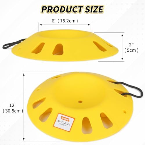 OULEME Trailer Jack Wheel Dock, Tongue Jack Wheel Chock, - Image 2