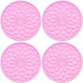4 Pack Silicone Car Cup Holder Coaster – 2.75 Inch Non-Slip Drink Mat, by MEAJOO