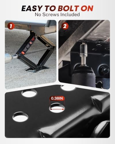 Kohree 6500lbs Heavy Duty RV Stabilizer Jacks 2 Pack, 24 Inch - Image 4