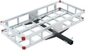 Aluminum Hitch Cargo Carrier, 49.21" x 22.36" x 7.09" Trailer Hitch Cargo by YLWSHRNT