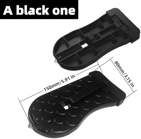 2 Pack Car Door Step for Roof Access, Folding Door Latch Step, Non-Slip - Image 6