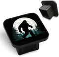 Trailer Hitch Cover Sasquatch Walking in a Forest Square 2 Inch Receiver Tube by Unknown