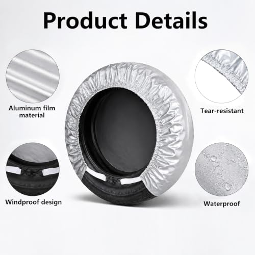 Tire Covers 2 Pack, Fit 30-32 Inch Tire Diameter - Image 4
