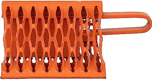 Buyers Products WC091061 Orange Serrated Steel Wheel Chock - Image 5