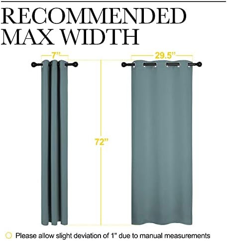 NICETOWN Modern Blackout Curtains Noise Reducing - Image 7