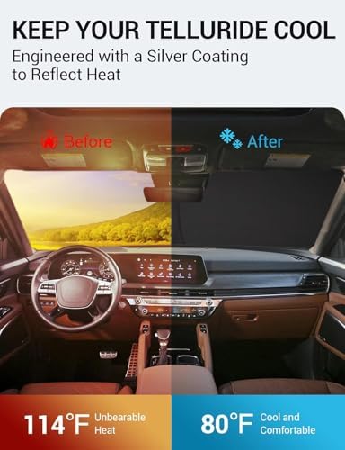Proadsy Custom Fit Car Windshield Sun Shade - Image 2
