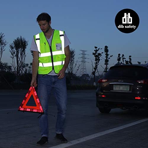 Dib Safety Hi Vis Reflective Safety Vest - Image 6