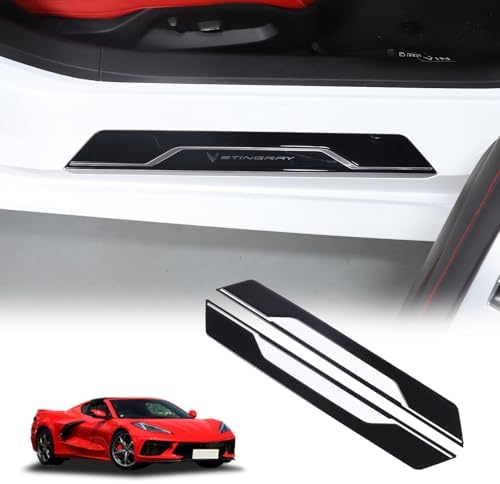 2PCS Car Door Sill Protector, Automotive Door Entry Guard Compatible by Suetlcoity