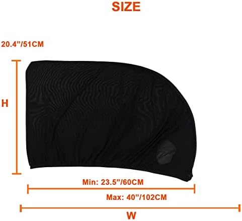 2 Pack Car Front Side Window Shades Mesh Cover - Image 6