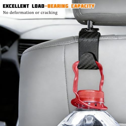 4PCS Car Seat Headrest Hook, Automotive Back Seat Storage Holder Hanger - Image 4