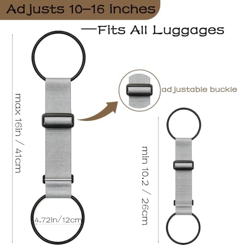 2Pack Adjustable Luggage Straps - Image 5
