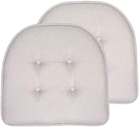 Sweet Home Collection Chair Cushion Memory Foam Pads Tufted Slip Non Skid by SweetHomeCollection