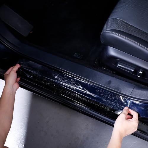 Car Door Sill Protector, Universal Door Entry Edge Guard & Scuff Plate Protector by Unknown