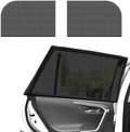 2 PCS Car Window Shades, Double-Layer Automotive Rear Side Window Sunshade by Unknown