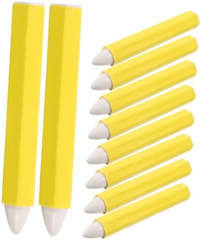 Beavorty White Tire Marker Crayons 12pcs Waterproof by Beavorty