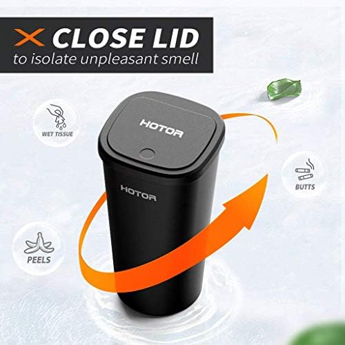 HOTOR Car Trash Can with Lid, 30 Trash Bags - Image 4