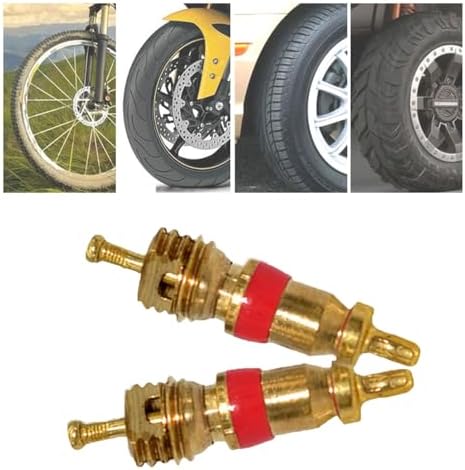 100 Pcs Car Tire Valve Stem Cores, Premium Nickel Plated Auto Valve Cores - Image 2