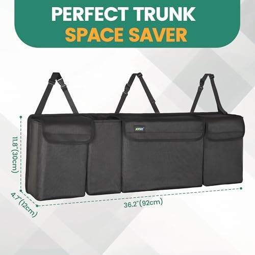 JOYSKY Trunk Hanging Organizer, Backseat Trunk Organizer - Image 2