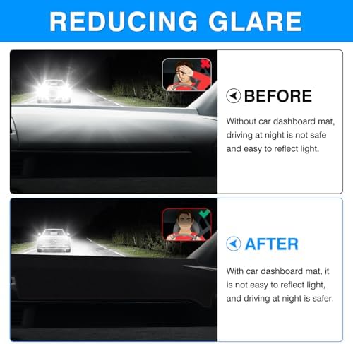 Autorder Dashboard Cover Mat for Honda Passport 2026 Accessories Dash Cover - Image 4