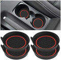 HZEL 4PCS 2.75 Inch PVC Car Cup Holder Coasters by Unknown