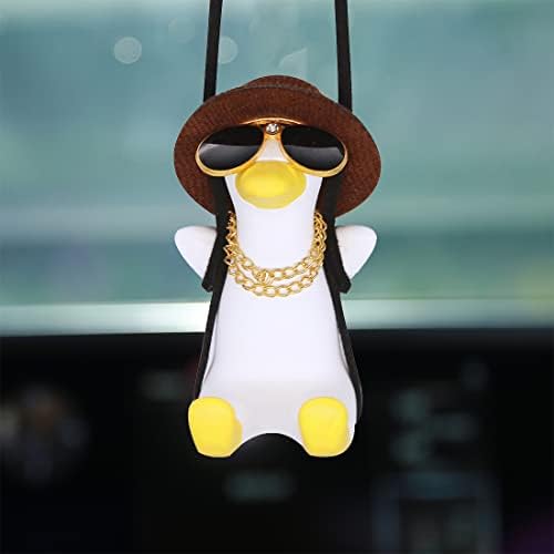 Cool Swinging Duck Car Hanging Ornament, Pendant Interior Rearview Mirror by XYNorth