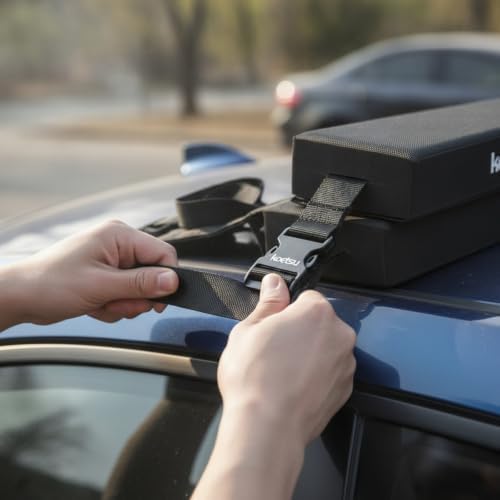 Baoblaze Board Transport Rack Soft Roof Rack Paddle Boards Carrier Car Top Rack - Image 7