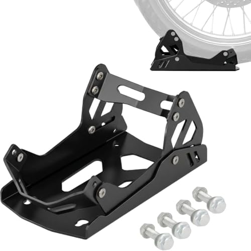 Foldable Motorcycle Wheel Chock 1800 lbs Capacity by BAOUFF