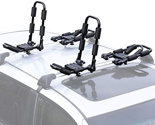 Leader Accessories Folding Kayak Roof Rack 4 PCS/Set, J Bar - Image 2