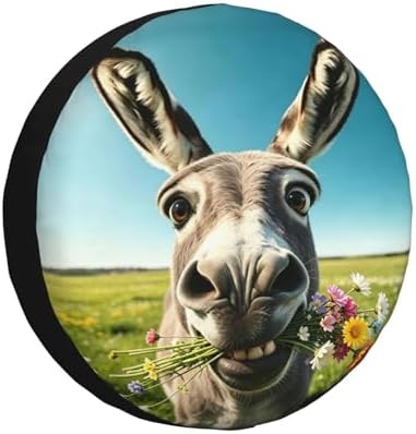 Donkey Spare Tire Cover Waterproof Wheel Cover 17 Inch Universal Fit by Unknown