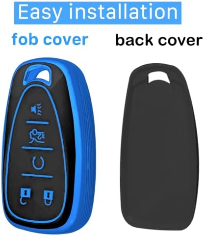for Chevy Key Fob Cover with Keychain - Image 4