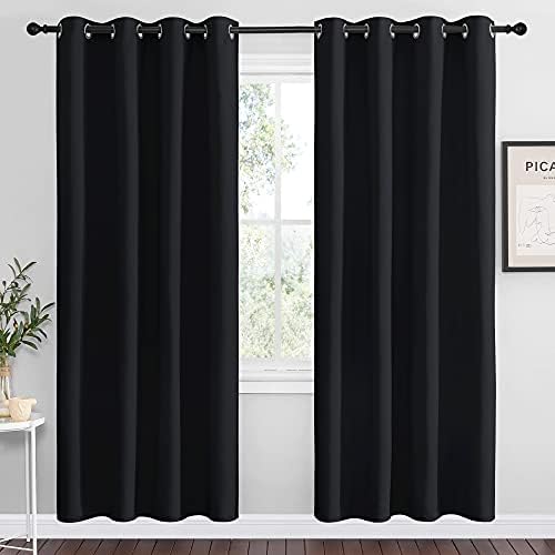 NICETOWN Black Blackout Curtains by NICETOWN