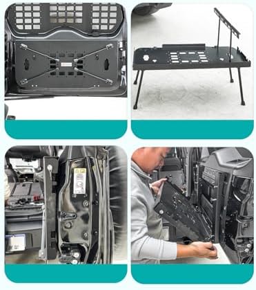 for Land Rover Defender 90/110/130 2020-2025 Tailgate Storage Rack Folding - Image 3
