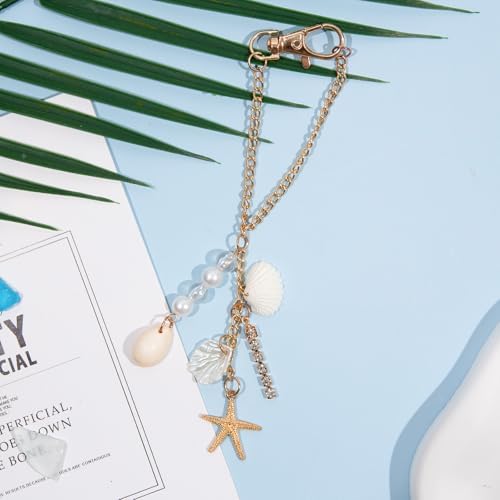 Car Mirror Hanging Accessories – Sea Shells Starfish Pendant, Boho Charm - Image 5