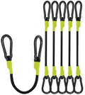 8 Pack 24" Carabiner Bungee Cords Heavy Duty Outdoor, 190 Lb Break Strength by LuckyStraps