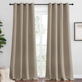 NICETOWN Taupe Blackout Curtains 96" Long by NICETOWN