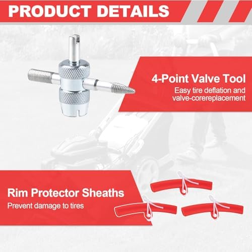 Tire Spoon Lever, 14-1/2" Professional Steel Tire Changing Tool - Image 5