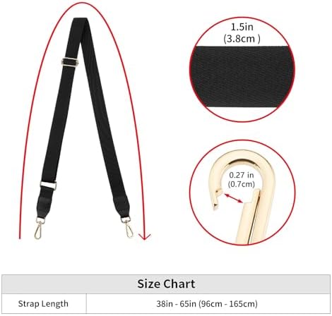 ZOOEASS Wide Shoulder Strap, Adjustable Replacement Belt Crossbody Canvas Bag - Image 4