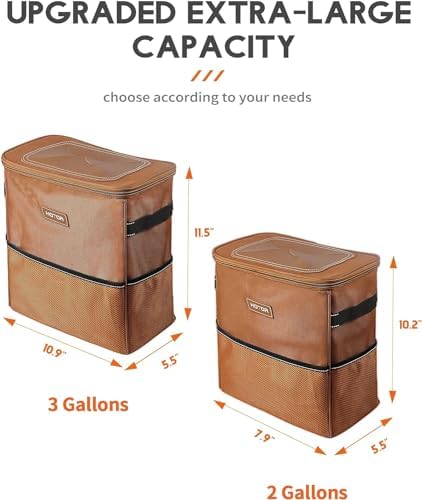 HOTOR Car Trash Can, Leakproof Car Organizer - Image 6