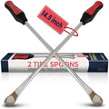 2 Pack 14.5" Tire Spoons Changing Tire Lever Tire Iron Bar Set Tire Repair Tool by Unknown