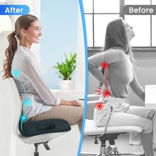CushZone Extra Large Seat Cushion, Sciatica Support - Image 3