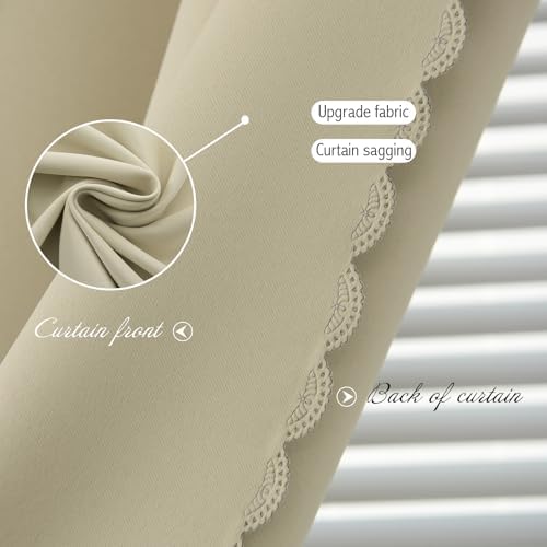 Thermal Blackout Curtains with Self Adhesive Tape No Rod No Drill Easy Install - Image 6